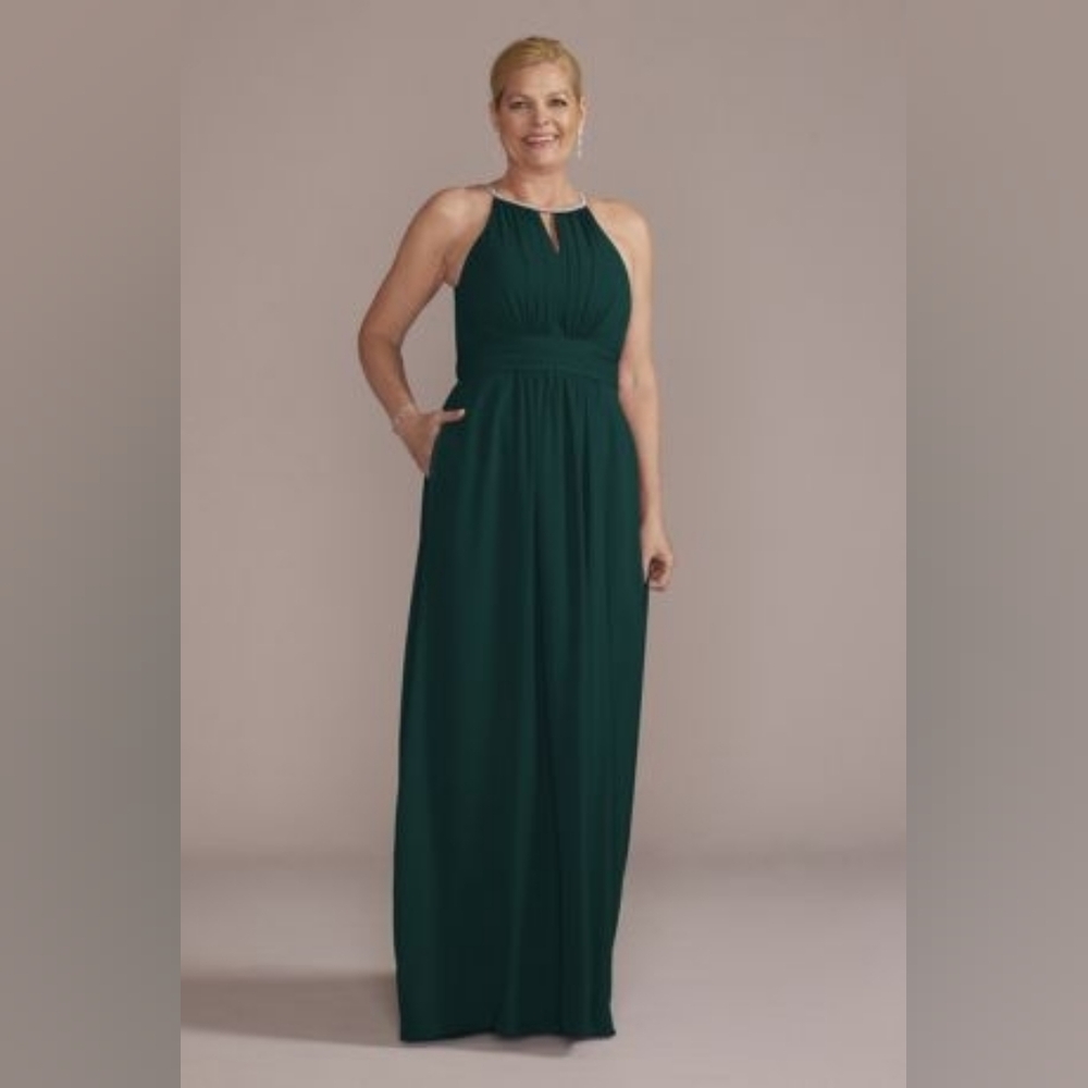 Oleg Cassini Georgette Formal Dress